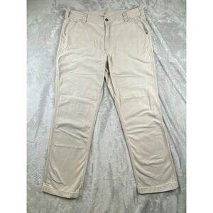 CARHARTT RELAXED FIT MENS‎ PANTS SIZE 38x32 Beige/Khaki Work